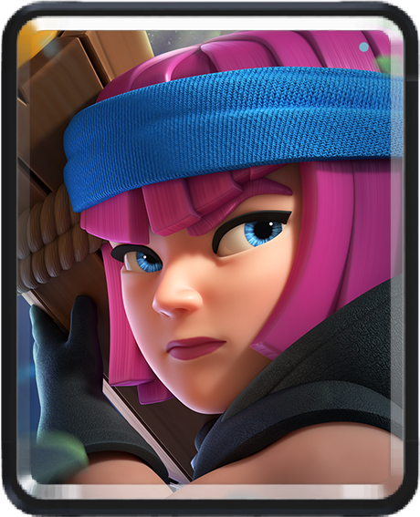 Firecracker Card Frame - Common card Clash Royale