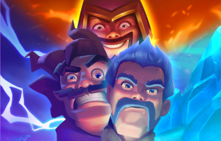 Two Clash Royale decks clashing at the bridge in an arena battle, illustrating the 2026 meta shift after Supercell's Season 84 balance changes