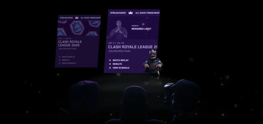 CRL 2026 Clash Royale League main screen